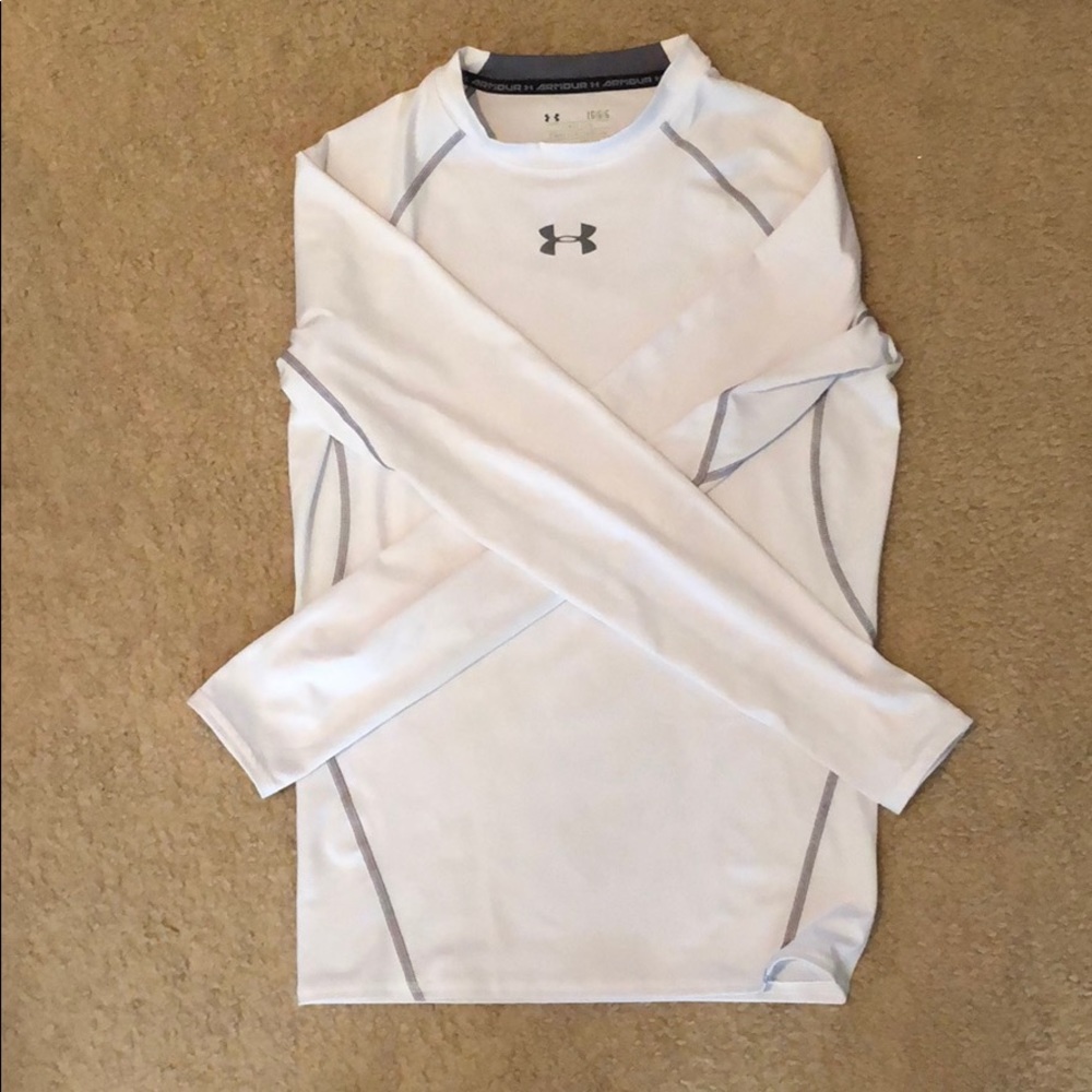 Underarmour long-sleeve compression shirt.